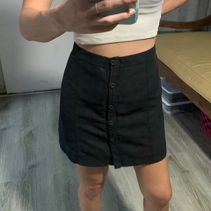 Hollister Aline Suede Mini Skirt